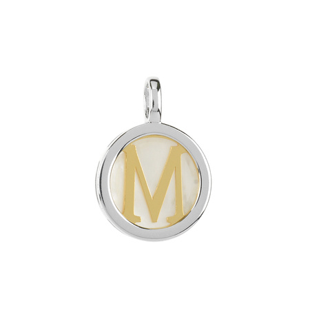 Silver pendant with mother of pearl - M