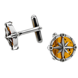 Silver cufflinks