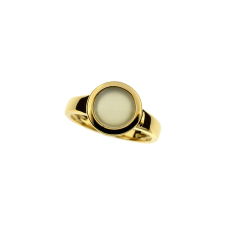 Silver ring with  aqua agate