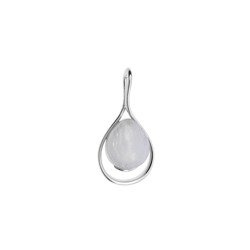 Silver pendant with agate