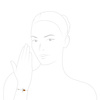 Silver bracelet with amber