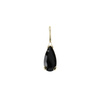 Gold pendant with black agate