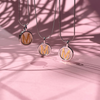 Silver pendant with mother of pearl - M