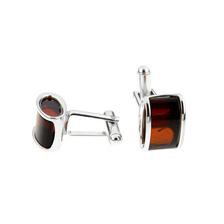 Silver cufflinks