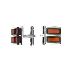 Silver cufflinks