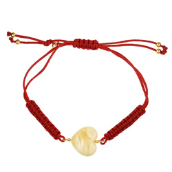 Bracelet with amber