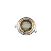 Silver ring with labradorite