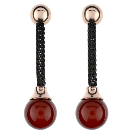 Earings Qule with amber