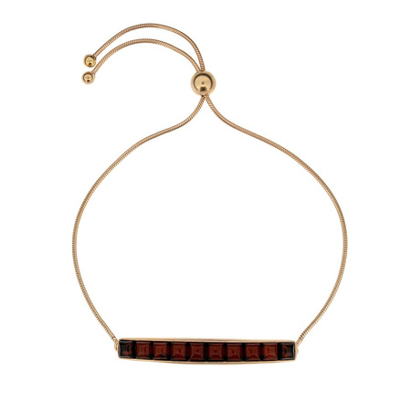 Silver bracelet with amber