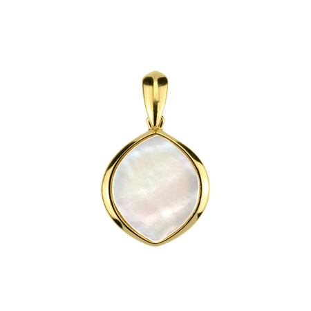 Silver pendant with mother of pearl