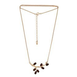 Naszyjnik srebrny z bursztynem