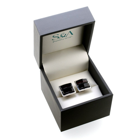 Silver cufflinks