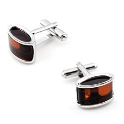Silver cufflinks