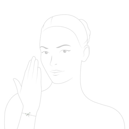 Bransoletka srebrna z bursztynem - ważka