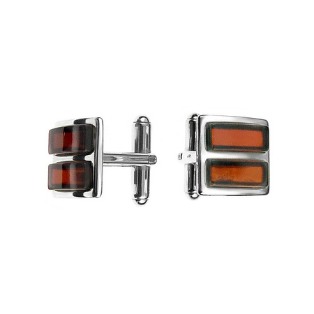 Silver cufflinks