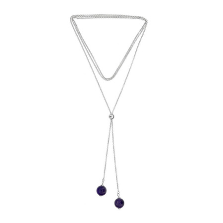 Necklace with amethyst